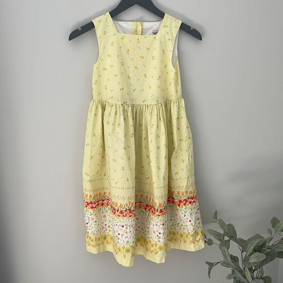 Talbots Kids Cotton Dress. Yellow. Size 7‎ - Picture 1 of 7